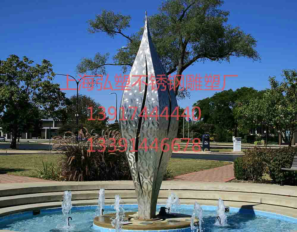 鏡面不銹鋼雕塑，原創雕塑設計，不銹鋼廣場標志性雕塑G1